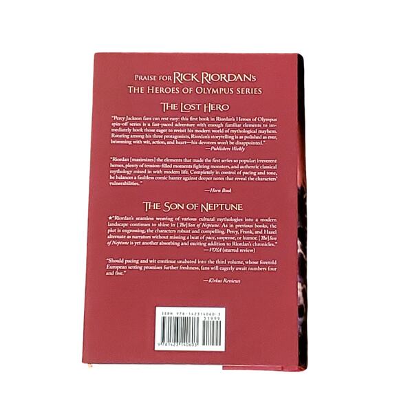 The Mark of Athena First Edition 2012 Rick Riordan Hardcover Disney Book 3 New - Picture 4 of 5